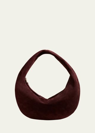 Olivia Medium Suede Hobo Bag